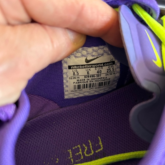 Nike Free TR Fit 5.0 Breathable Lace up Running Shoes size 8.5 - Picture 9 of 10